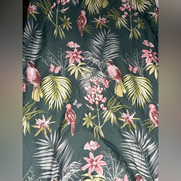 GUC Eikei- Palm Leaves Exotic Tropical Fronds Duvet Cover Set. Oversized King - Picture 12 of 13